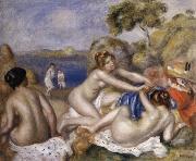 Pierre Renoir Three Bathers with a Crab France oil painting artist